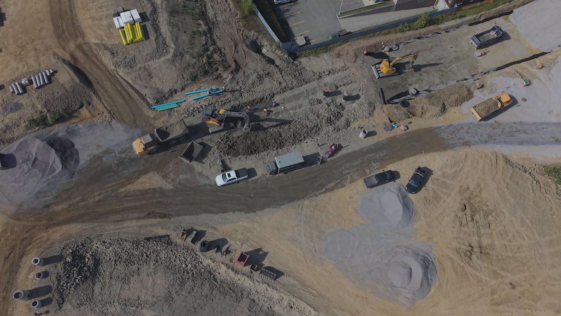 Suivi de chantier par drone